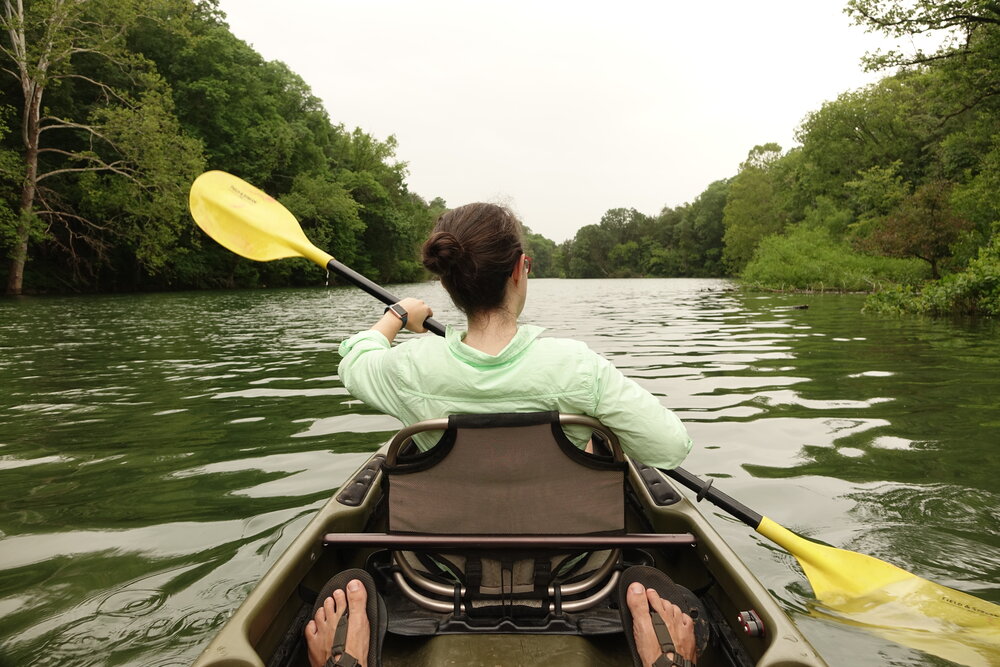  Brandi and Rick in their kayak. | Rick Stowe 