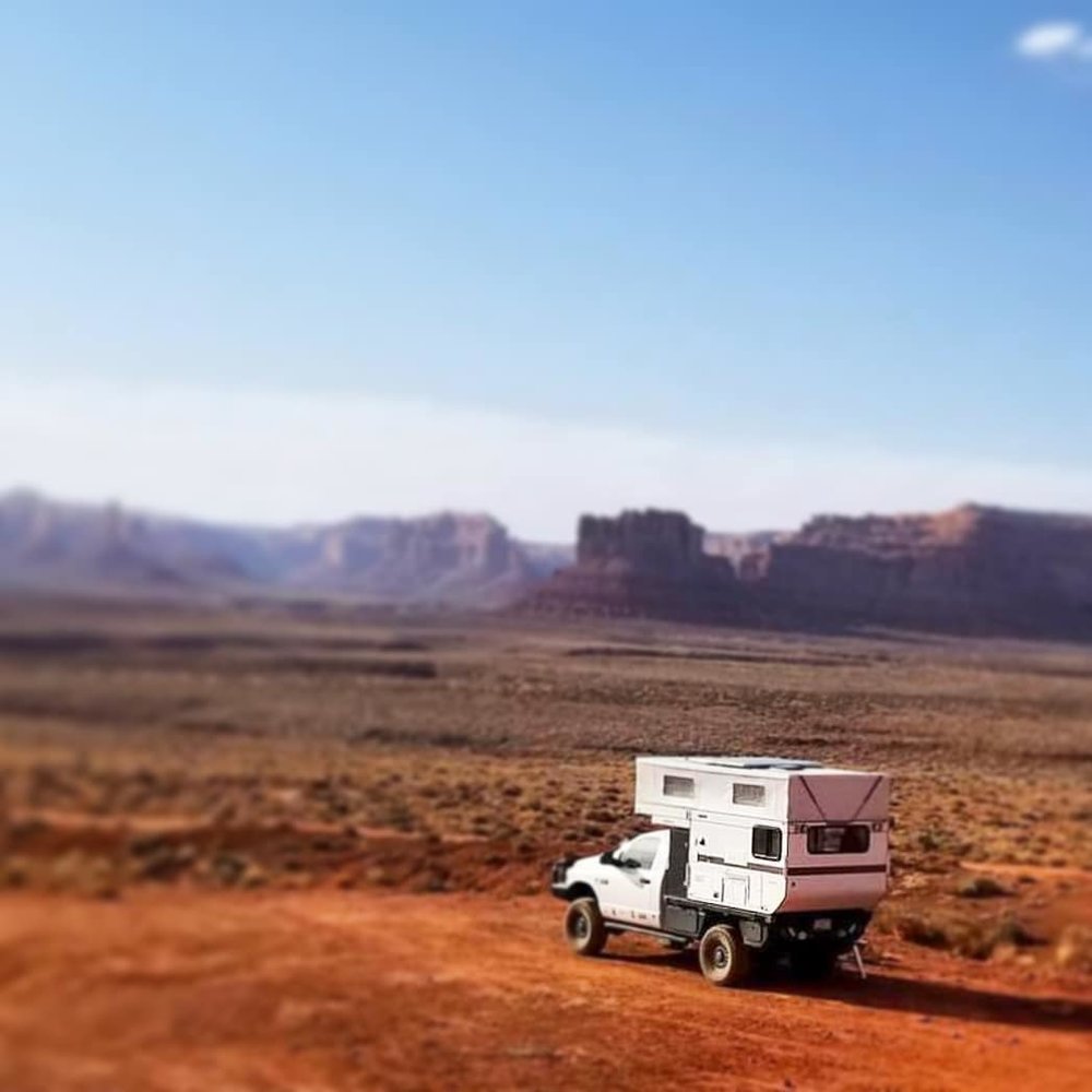 A Four Wheel Camper out exploring