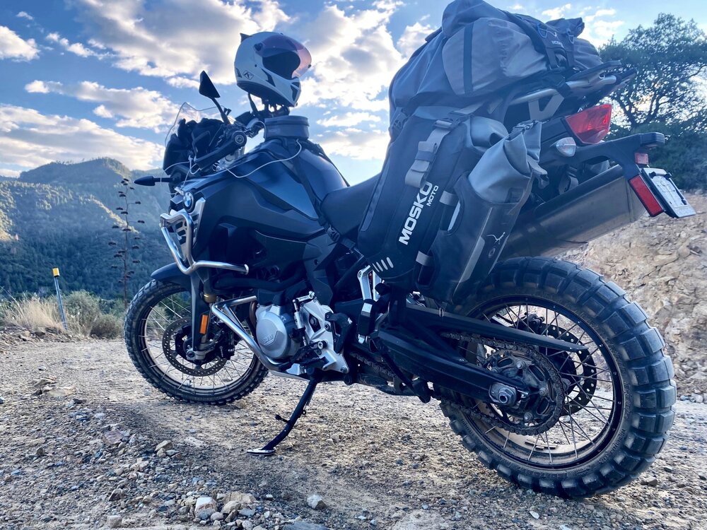 Fresh  Shinko tires  and fading fall light.