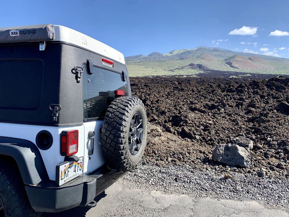 A lava field on Maui. Image:  @MyTicketToRide