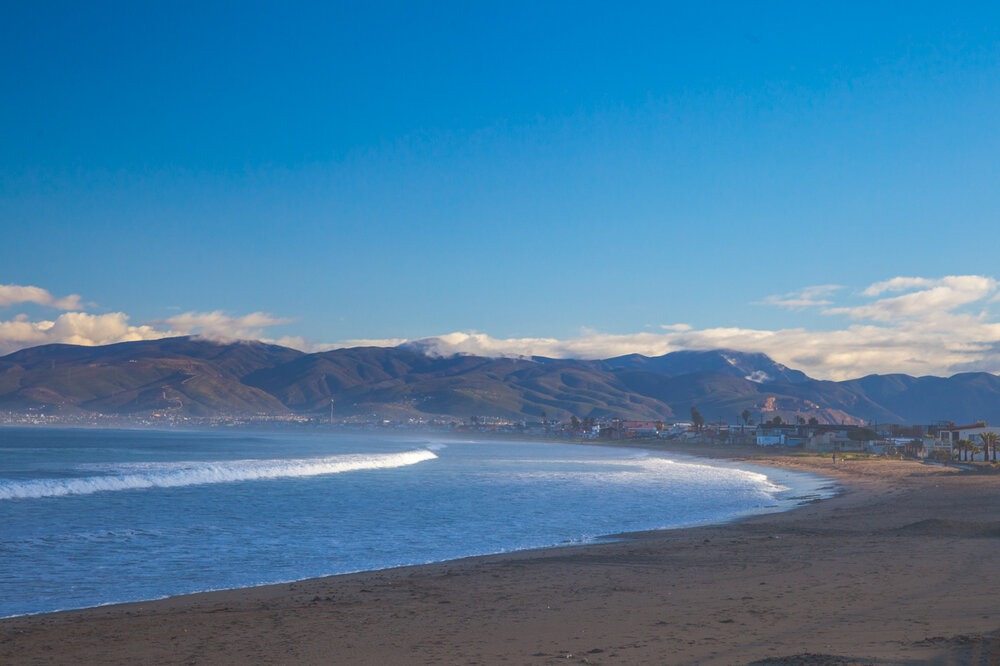 View from La Jolla Beach Camp near Ensenada