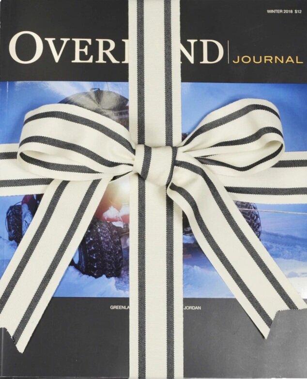 Overland Journal Gift Subscription - There is something about reading a high-quality, in-print magazine with fantastic insight and images into the world of overlanding. In a world of digital instant gratification, Overland Journal sticks out to me as a publication that can come along on my next adventure into the woods away from it all and be a pleasure to read each time I pick it up.