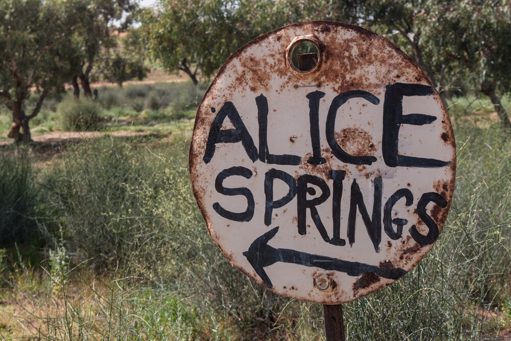  Sign at Old Andado Station. | Jonathan Hanson 