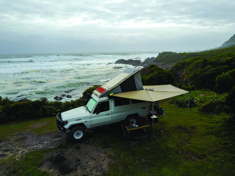  Camp at Trial Harbor, Tasmania. | Photo: Jonathan and Roseann Hanson 