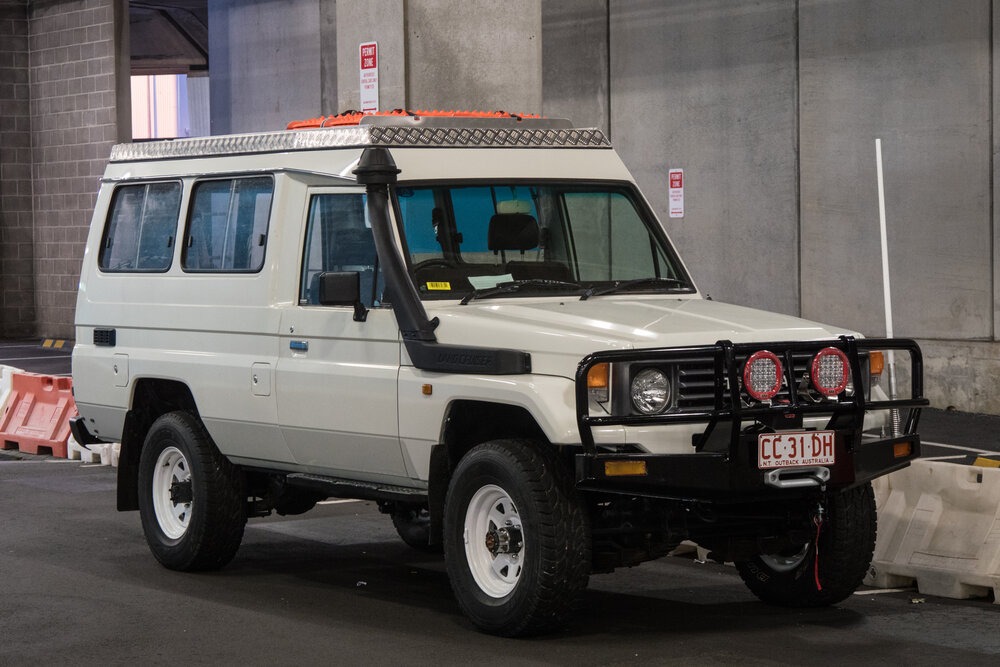  The Land Cruiser ready for its first shake-down run. | Jonathan Hanson 