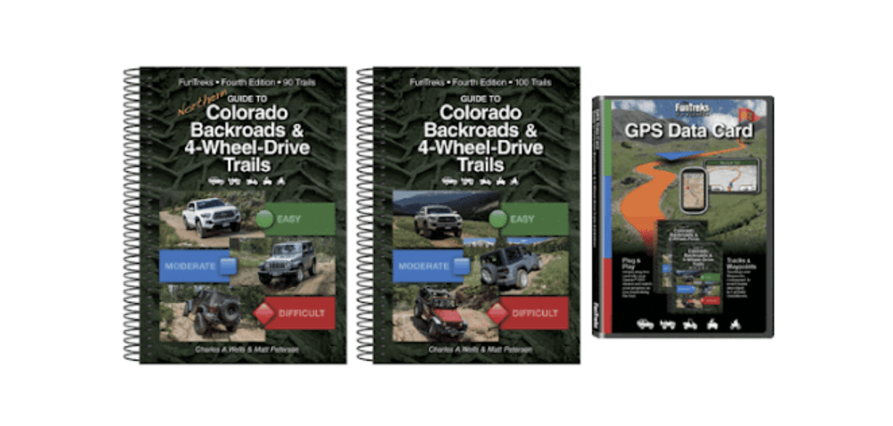 Fun Trek Colorado Pack + GPS - These guides are the best around when it comes to exploring the backroads of Colorado and the GPS Data card lets me load the routes on my handheld GPS for easier navigation.