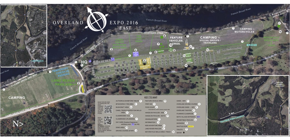 Overland Expo Venue Map
