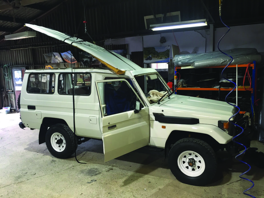 Meeting our Land Cruisers for the first time at the Expedition Centre. | Jonathan Hanson