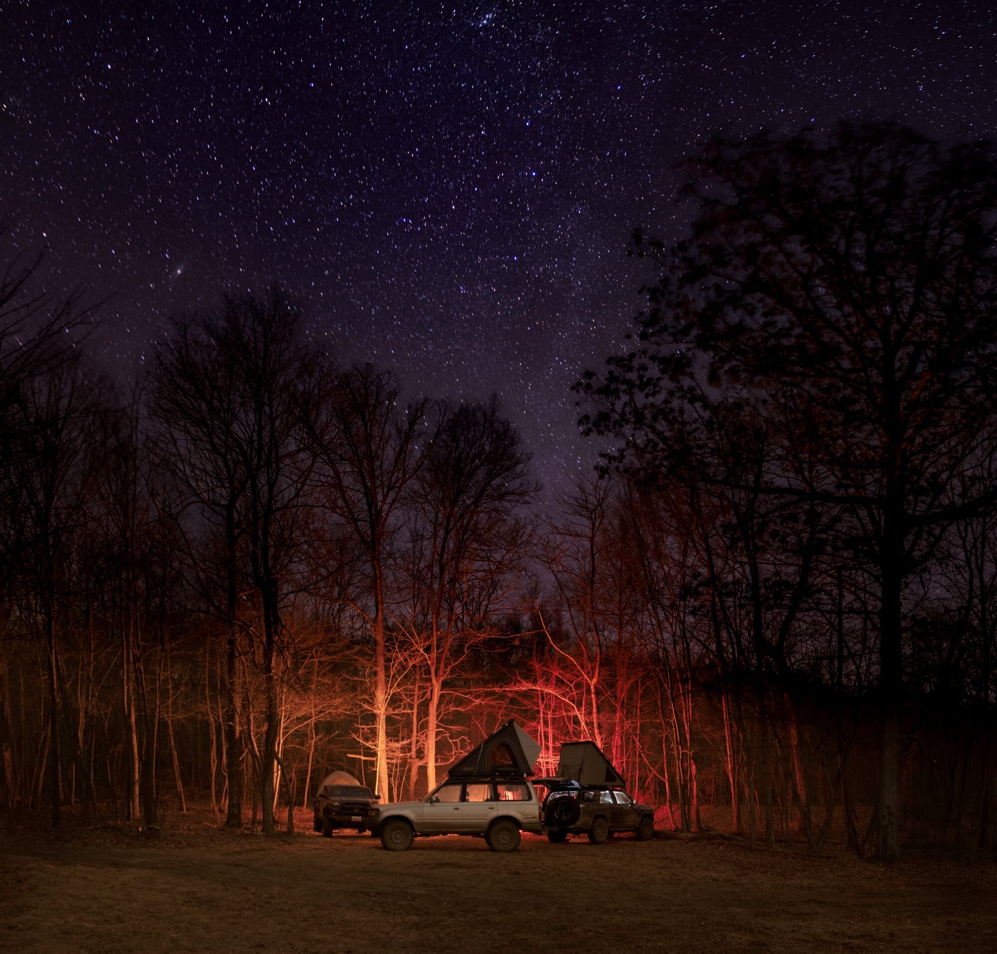 This wasn't a point-and-shoot situation, but rather a blend of six exposures that took several hours and plenty of technical know-how to capture the night sky with incredible detail. | AJ Nealey