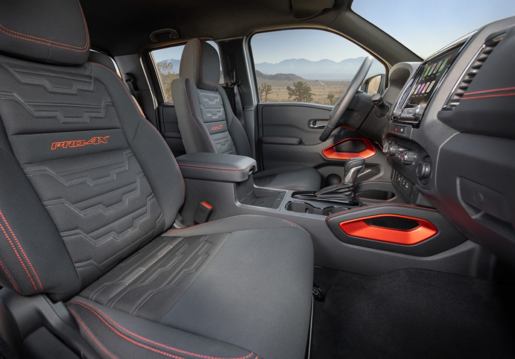 Orange highlights are available as an interior option.