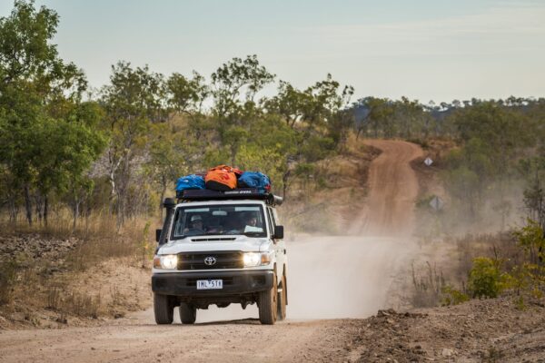 Landcruiser in the Australian outback.