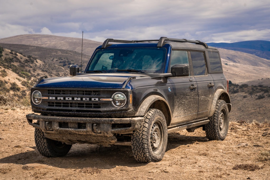 Ford Bronco 4-Door on a scenic lookout