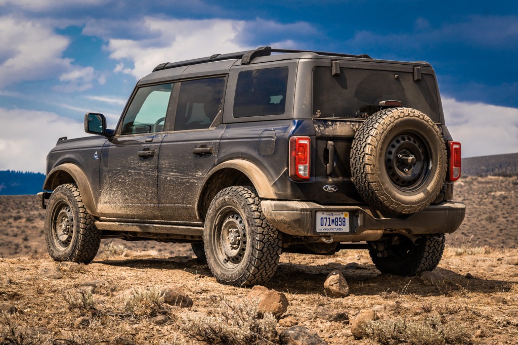 Ford Bronco 4-Door on a mountainside