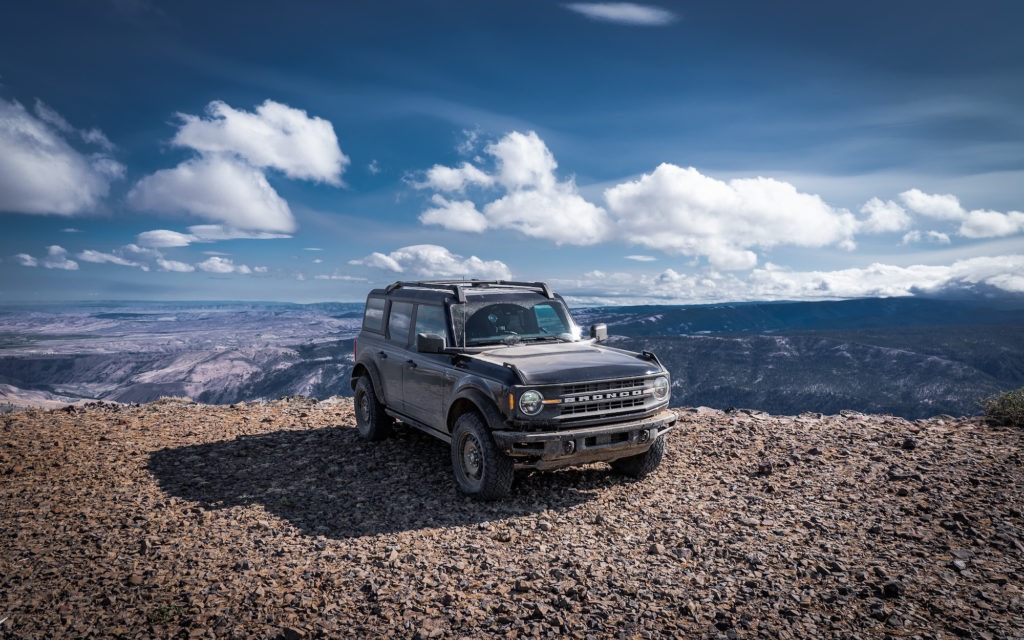 Ford Bronco 4-Door on a scenic lookout