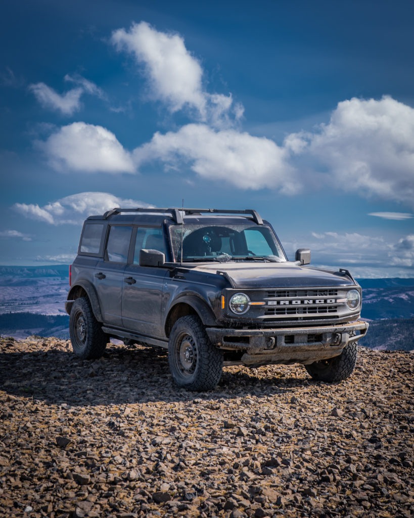 Ford Bronco 4-Door on a scenic lookout