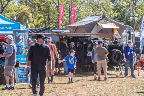 Attendees enjoying Overland Expo EAST