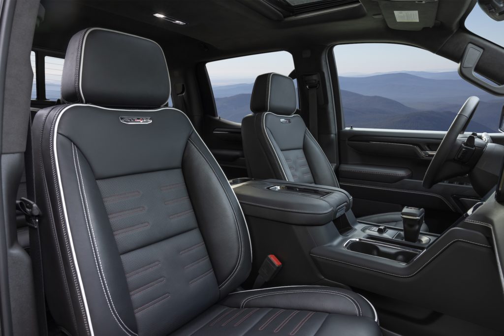 GMC Sierra AT4X interior