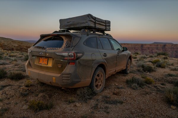 Subaru in the desert