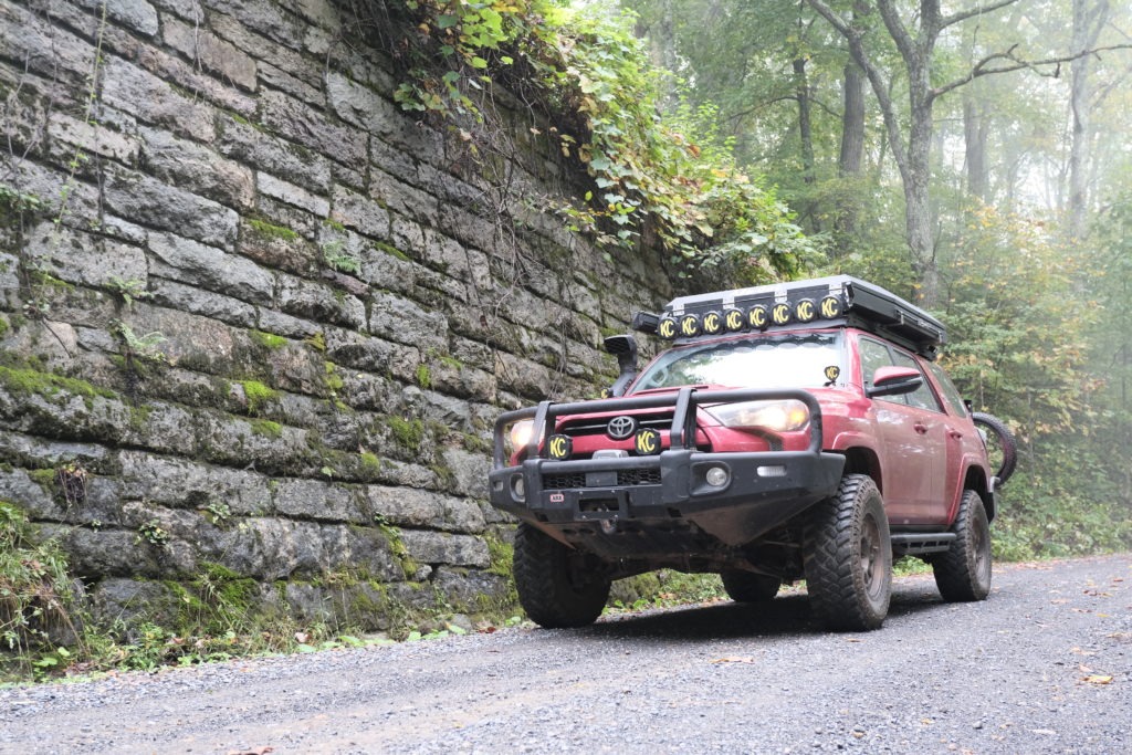 Ultimate Overland 4Runner on the Blue Ridge Parkway