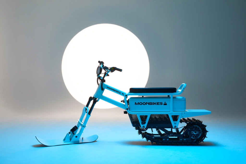 MoonBikes All Electric Adventure Snow Motorcycle