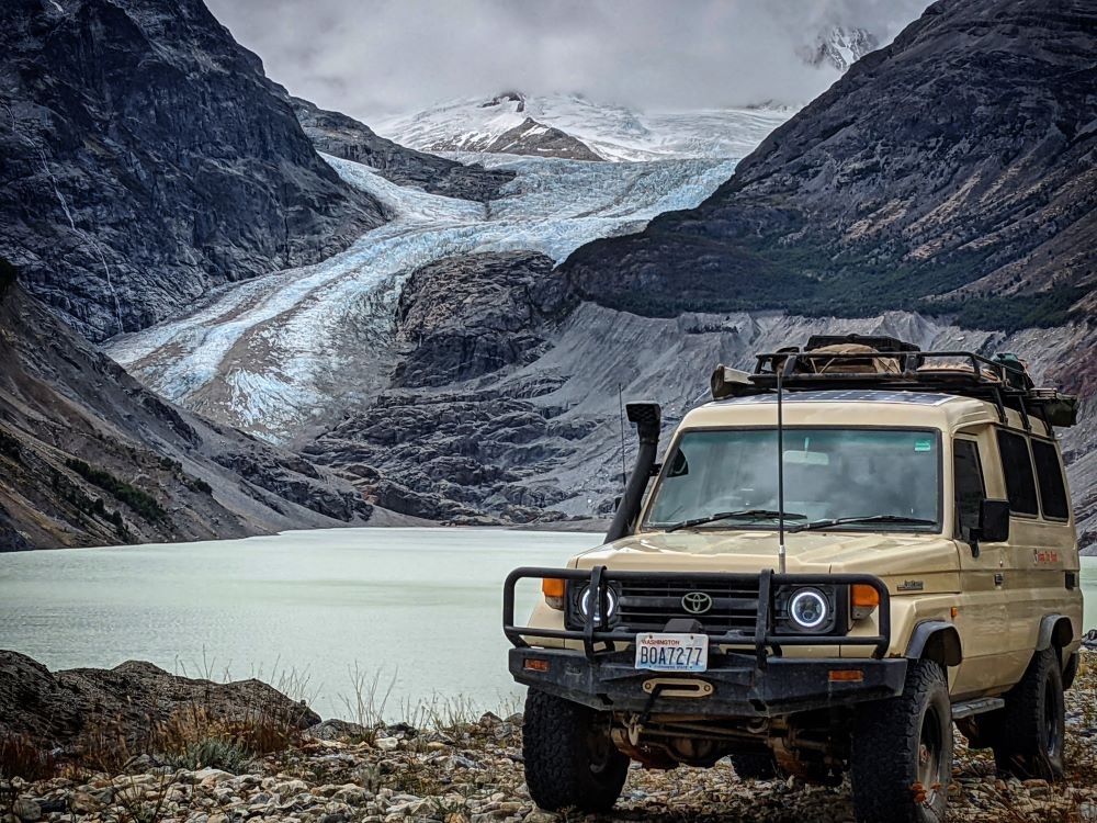 JD Osborn's Land Cruiser in Alaska