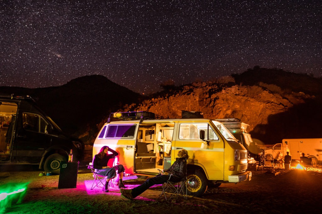 van camping baja mexico