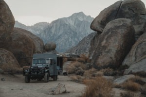 Mike and Lauren's Land Cruiser during Why We Roam Ep. 5