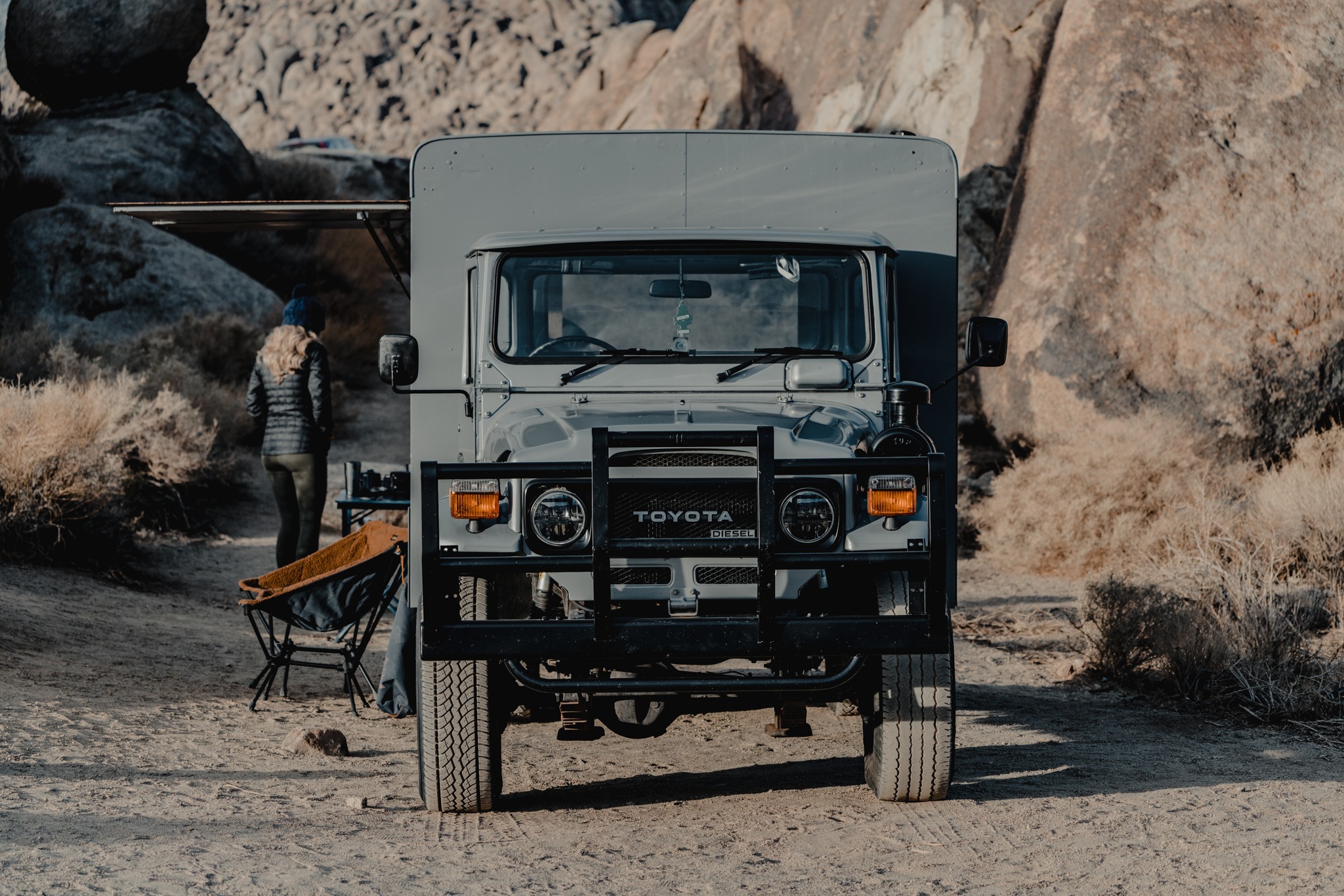 Mike and Lauren's Land Cruiser during Why We Roam Ep. 5