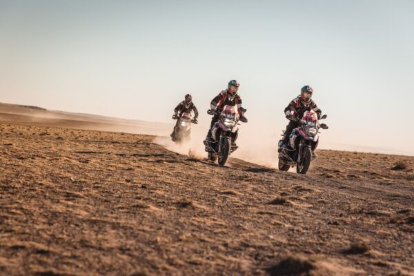 Riders on BMW Motorrad Fuel For Life GS Trophy Tour