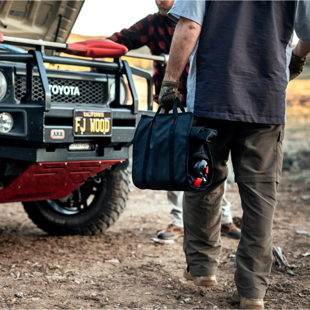 STEP 22's Pangolin Tool Roll is tough and carries a ton or tools and supplies.