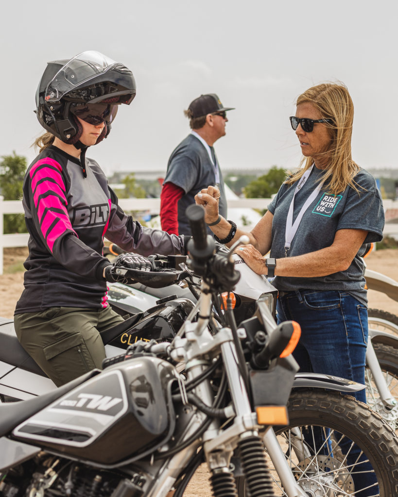 Learning how to ride motorcycles with the MIC Ride With Us program
