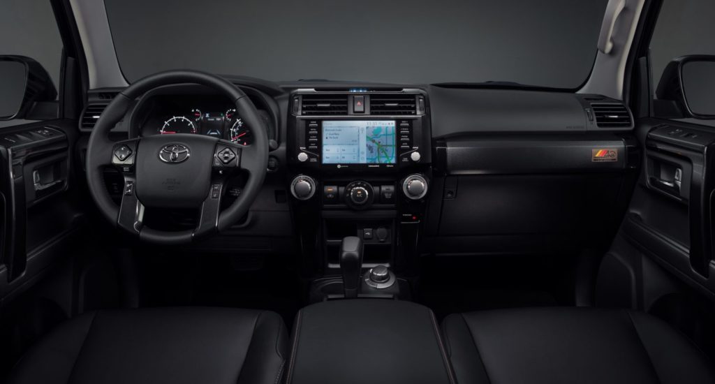 Interior of the 40th Anniversary Toyota 4Runner