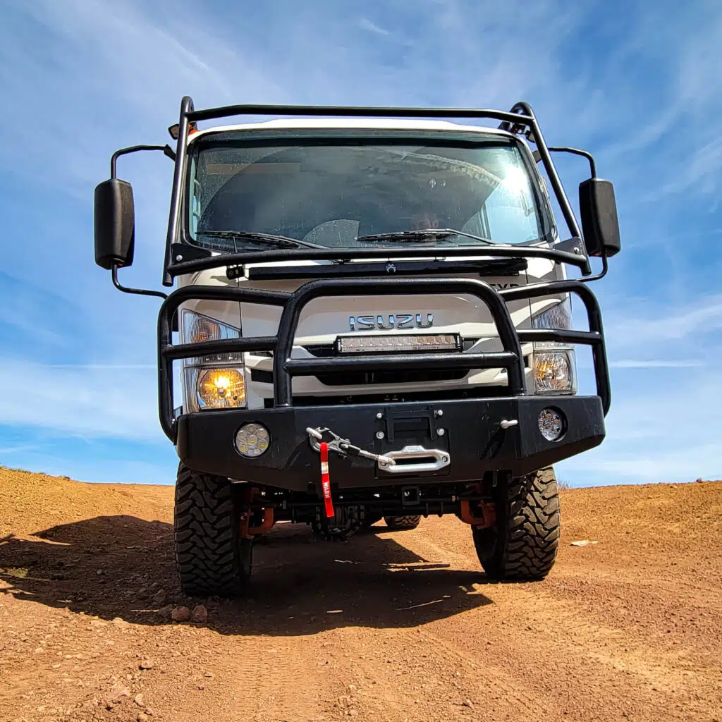 EarthCruiser FX built on the new Isuzu NPR Series Class 4 Platform.