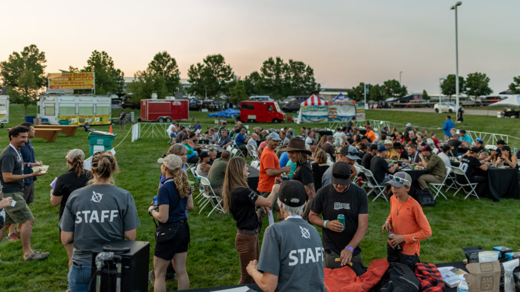 Rider Justice Moto Party at Overland Expo Mountain West