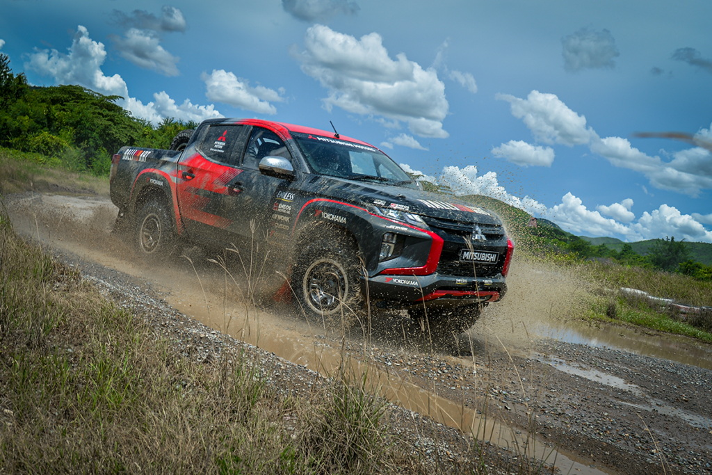 Mitsubishi Triton Rally Car for the Asia Cross Country Rally AXCR 2022