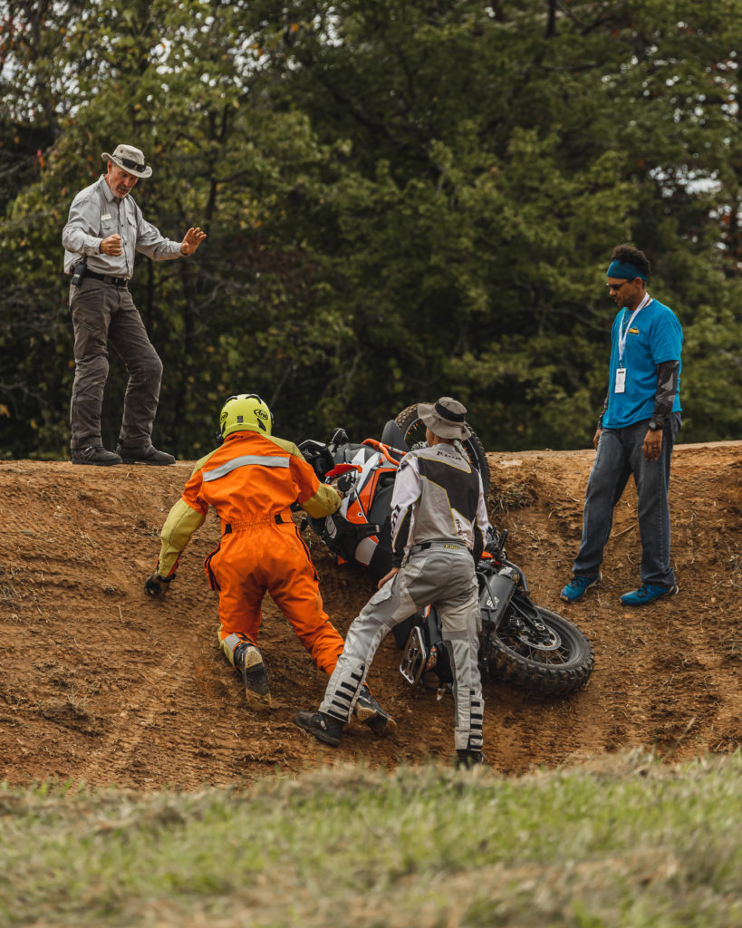 motorcycle training at overland expo east