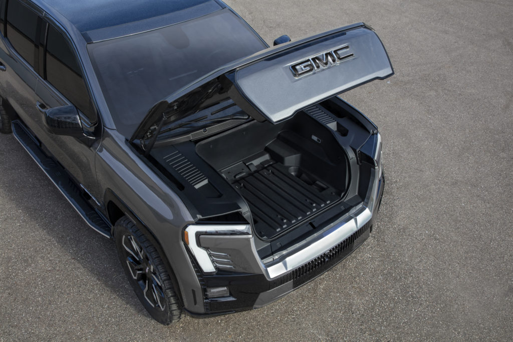 2024 GMC Sierra EV Denali Edition 1  eTrunk cargo area