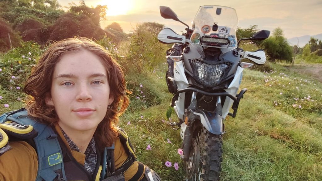 Bridget McCutchen attempts world record youngest motorcycle circumnavigate globe