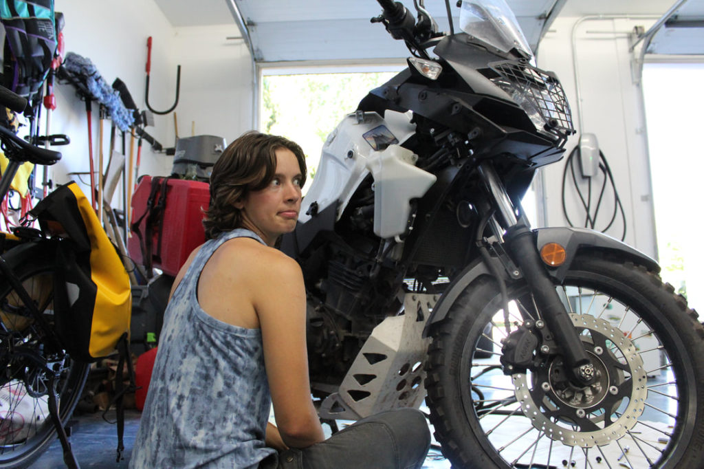 Bridget McCutchen attempts world record youngest motorcycle circumnavigate globe