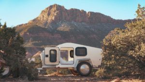 Polydrops P19 [Shorty] set up as a shelter in Sedona.