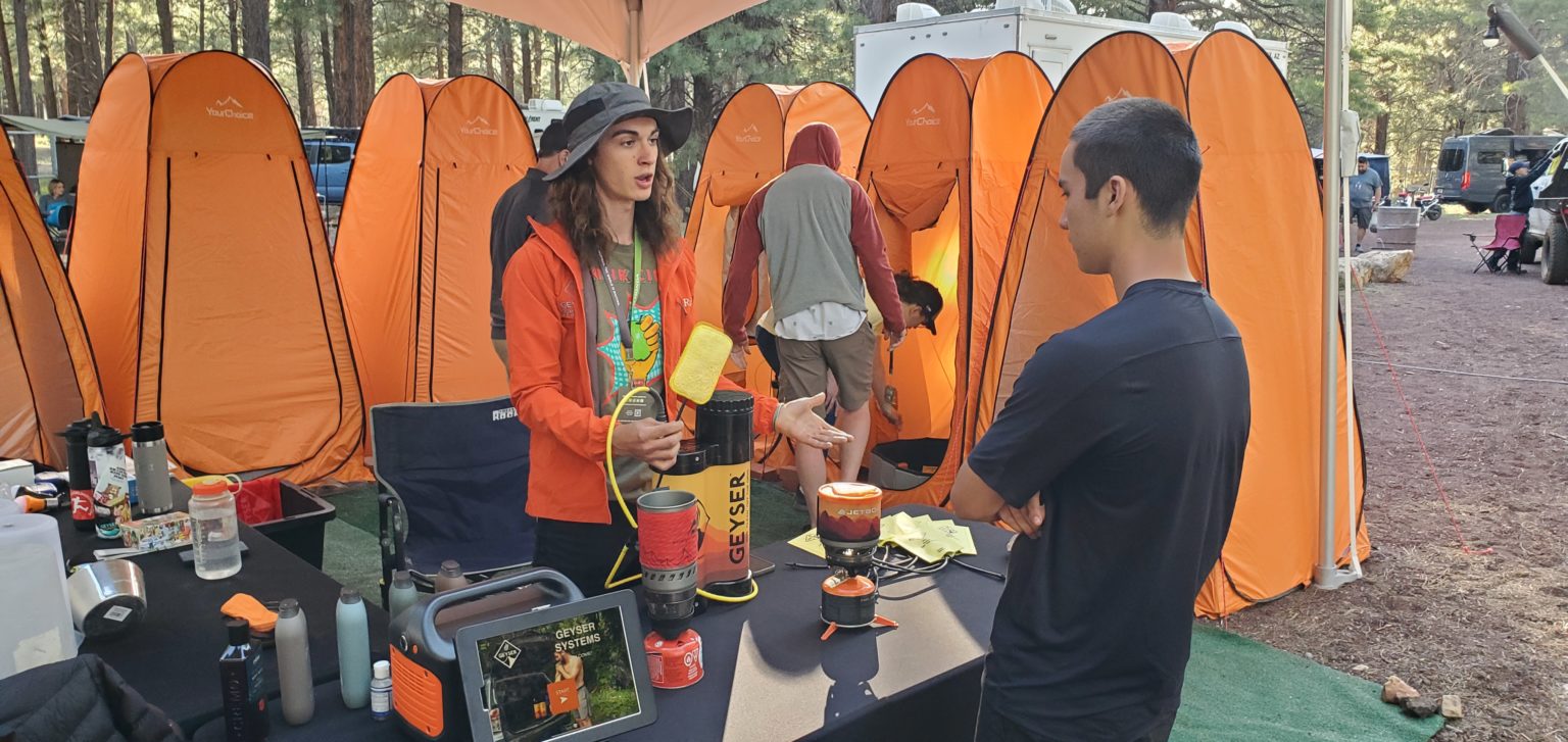 Geyser Shower Systems Partners with Overland Expo Overland Expo