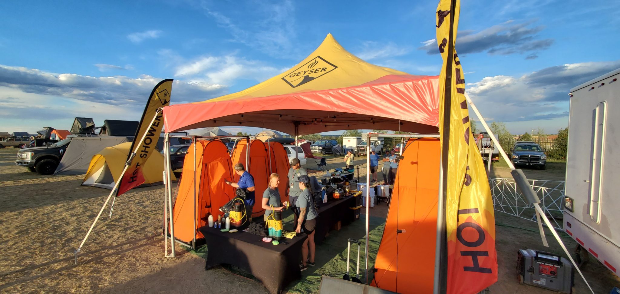 Geyser Shower Systems Partners with Overland Expo Overland Expo