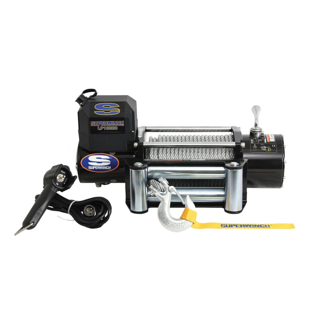 SuperWinch LP10000 12V Wire Rope Winch