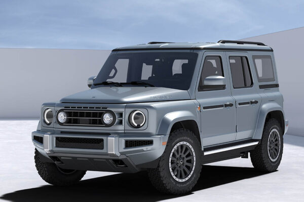 INEOS Fusilier prototype overlanding rig, BEV, hybrid car, bespoke car, luxury SUV, Ratliff
