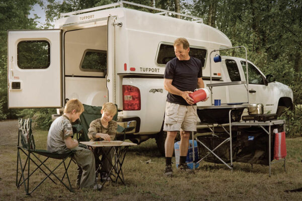 Tufport Overlander slide-in pickup truck Camper Shell