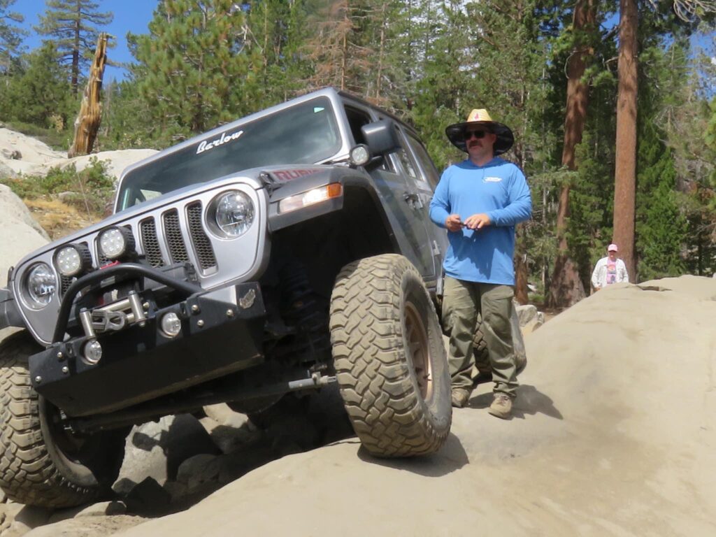 Overland Expo Trainer Nick in the field.