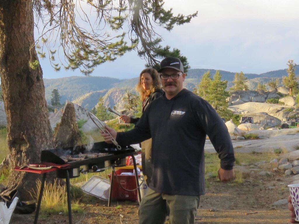 Overland Expo Trainer Nick in the field.