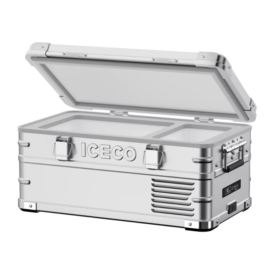 Refrigerator: ICECO 21QT APL20 Aluminum Single Zone Fridge/Freezer