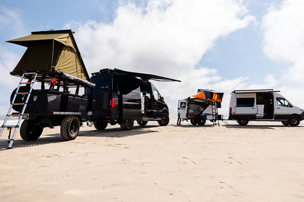 TAXA trailers, Storyteller Overland, camper vans, overlanding trailers, overlanding, Class B RV, vans, trailers,