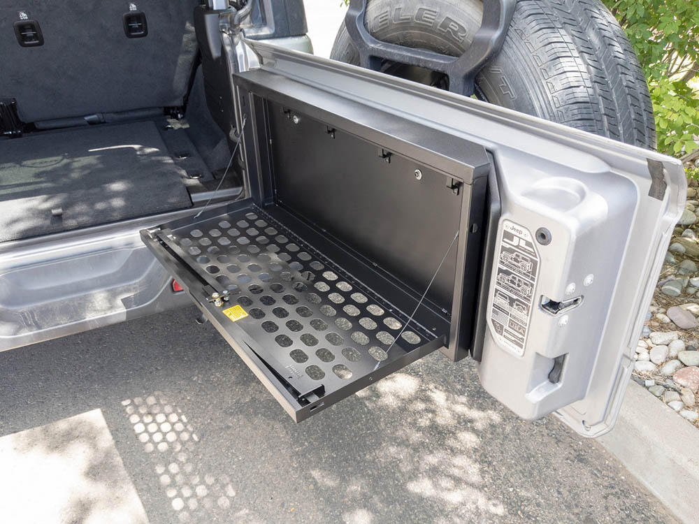 Tuffy Security Products, weapons storage, gear storage, lockable storage, 2024 Jeep Wrangler, Wrangler,
